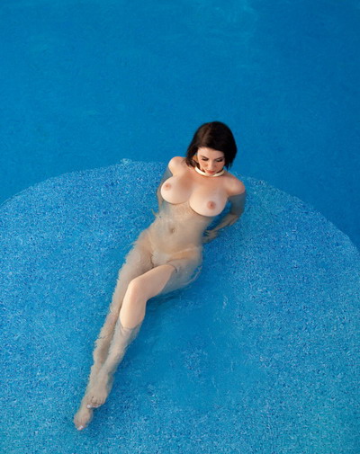 Sexy girl in water